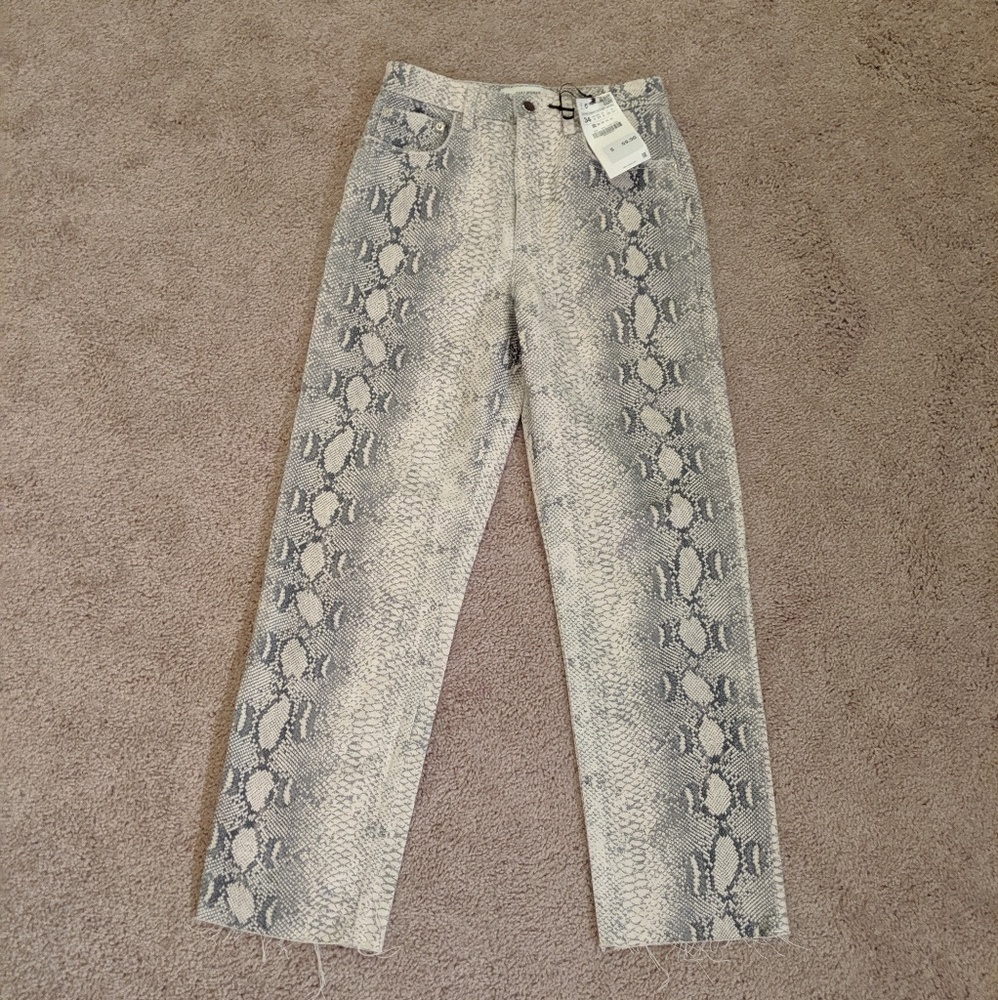 NWT Zara snakeprint